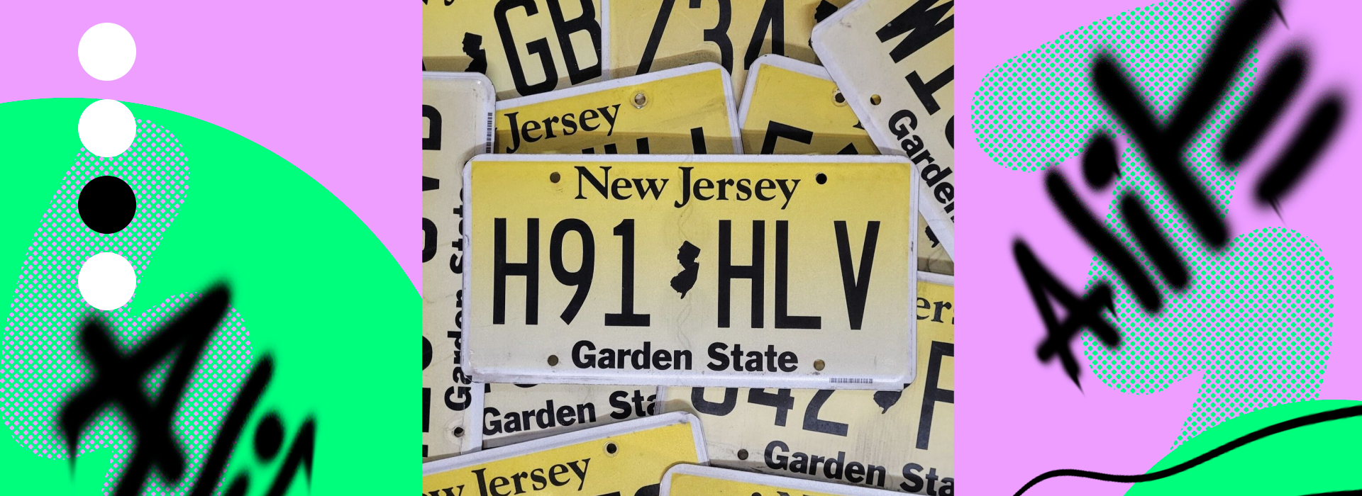 Plaque d'immatriculation du New Jersey