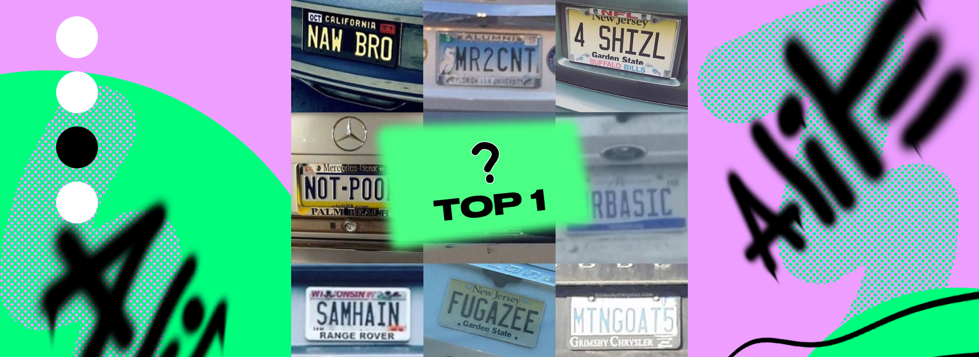 Top 10 des cadres de plaque d'immatriculation 