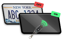 Blackout license plate hiders Alite