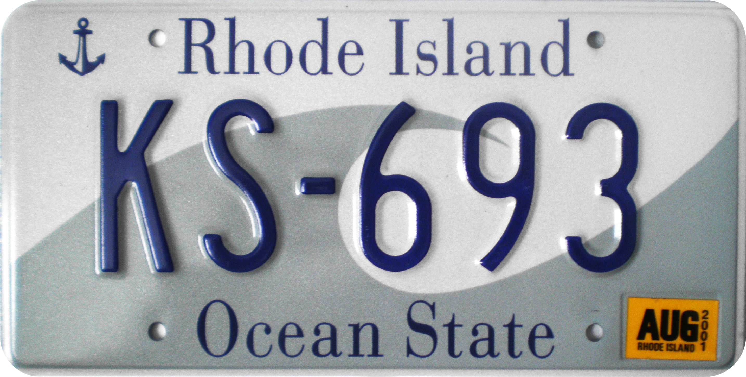 Rhode Island 1996-Embossed