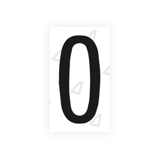 Alite Nanofilm for Mexico license plates - Symbol "0" - Alite