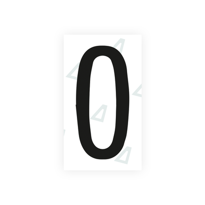 Alite Nanofilm for Mexico license plates - Symbol "0" - Alite
