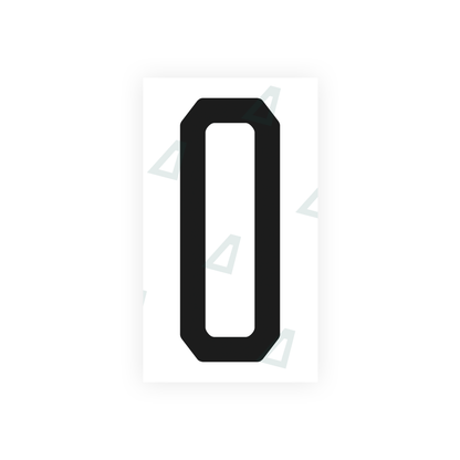 Alite Nanofilm for US (Michigan) license plates - Symbol "0" - Alite