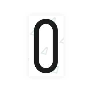 Alite Nanofilm for US (Missouri) license plates - Symbol "0" - Alite