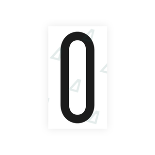 Alite Nanofilm for US (Maryland) license plates - Symbol "0" - Alite