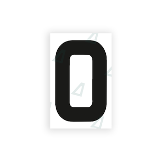 Alite Nanofilm for United Kingdom license plates - Symbol "O" - Alite