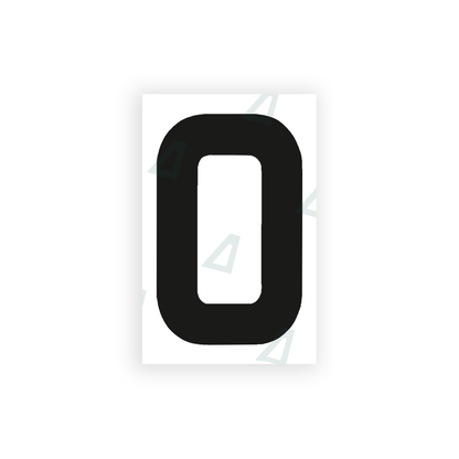 Alite Nanofilm for United Kingdom license plates - Symbol "O" - Alite