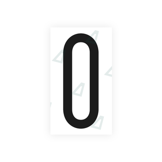 Alite Nanofilm for CA (Ontario) license plates - Symbol "O" - Alite