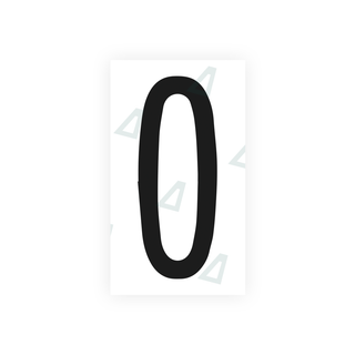 Alite Nanofilm for US (New York 1986) license plates - Symbol "0" - Alite