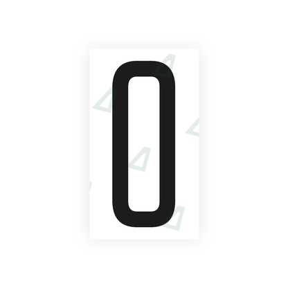 Alite Nanofilm for CA (Ontario) license plates - Symbol "0" - Alite