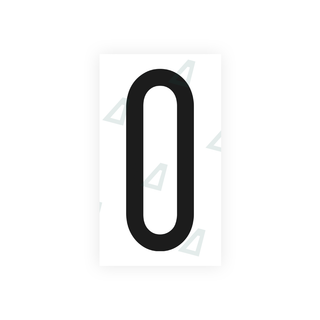Alite Nanofilm for US (Washington State) license plates - Symbol "O" - Alite