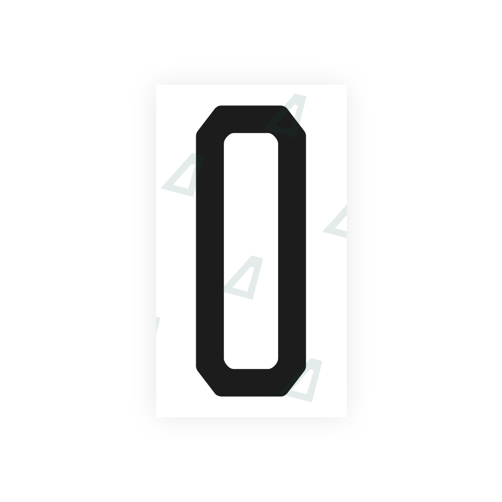 Alite Nanofilm for US (Michigan) license plates - Symbol "O" - Alite