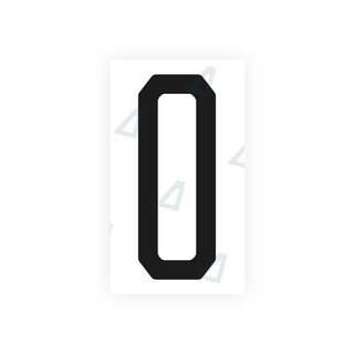 Alite Nanofilm for US (Michigan) license plates - Symbol "O" - Alite