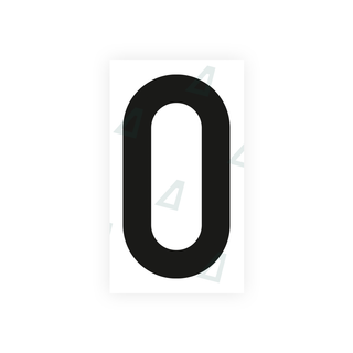 Alite Nanofilm for Czech Republic license plates - Symbol "0" - Alite