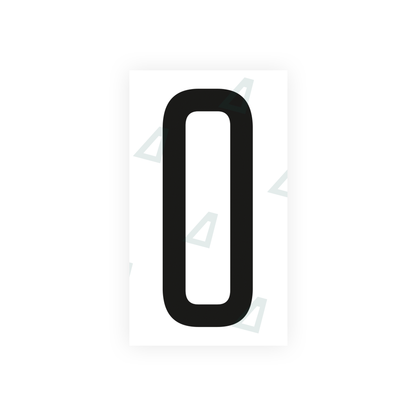 Alite Nanofilm for US (Ohio 2013) license plates - Symbol "0" - Alite