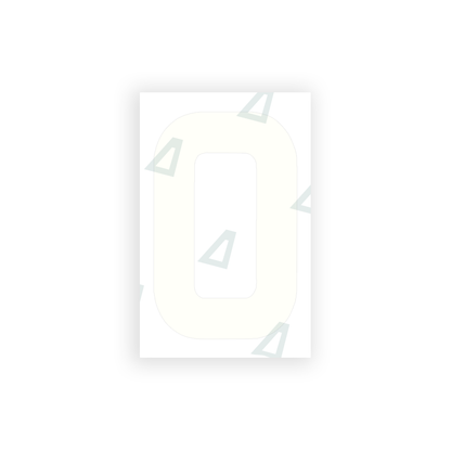 Alite Nanofilm for United Kingdom license plates - Symbol "0" - Alite