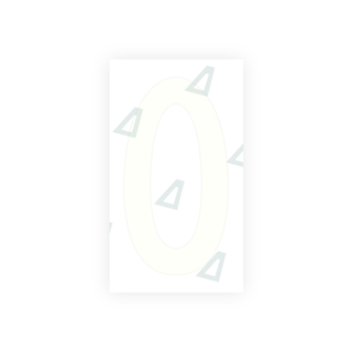 Alite Nanofilm for front Switzerland license plates - Symbol "0" - Alite