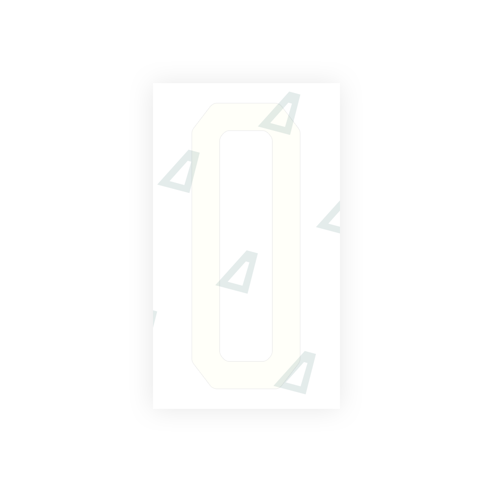 Alite Nanofilm for US (Michigan) license plates - Symbol "O" - Alite