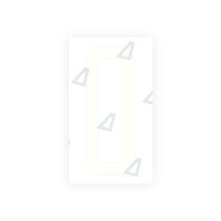 Alite Nanofilm for US (Michigan) license plates - Symbol "O" - Alite