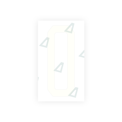 Alite Nanofilm for US (Michigan) license plates - Symbol "O" - Alite