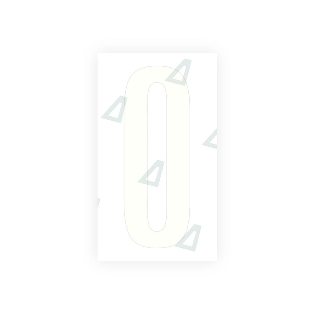 Alite Nanofilm for US (Ohio 2021) license plates - Symbol "1" - Alite