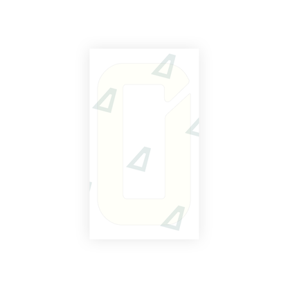 Alite Nanofilm for Uruguay license plates - Symbol "0" - Alite