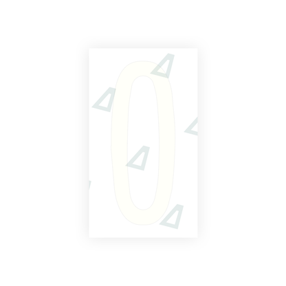 Alite Nanofilm for US (New York 1986) license plates - Symbol "0" - Alite