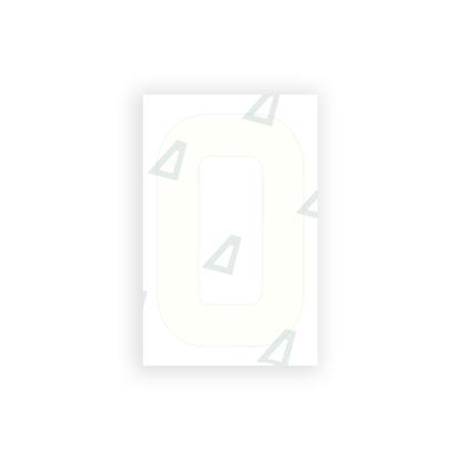Alite Nanofilm for United Kingdom license plates - Symbol "O" - Alite
