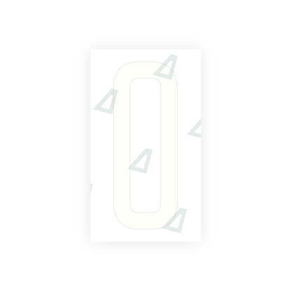 Alite Nanofilm for US (Ohio 2013) license plates - Symbol "0" - Alite