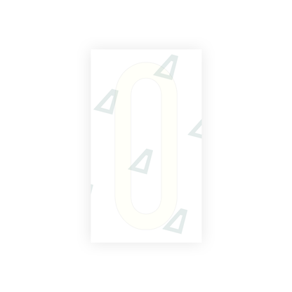 Alite Nanofilm for US (Wisconsin) license plates - Symbol "0" - Alite