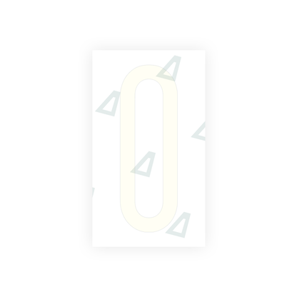 Alite Nanofilm for US (Pennsylvania) license plates - Symbol "0" - Alite