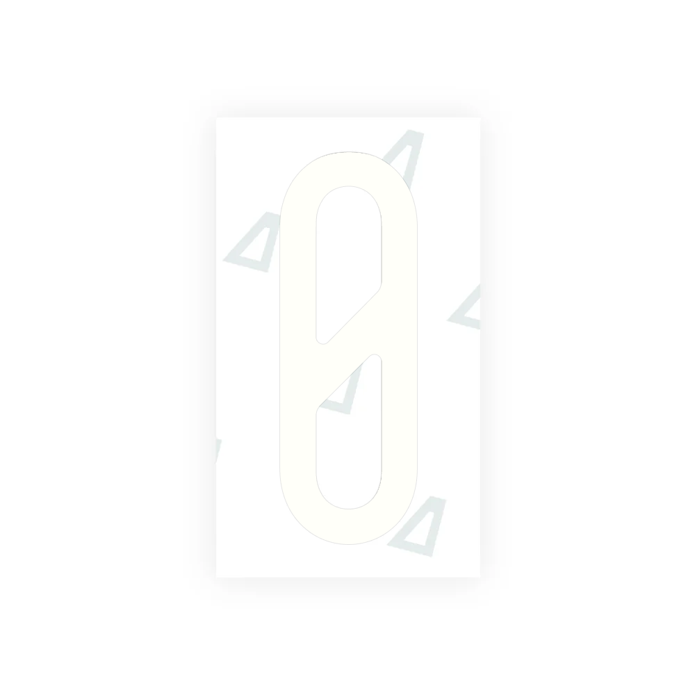 Alite Nanofilm for US (Pennsylvania 2025) license plates - Symbol "0"