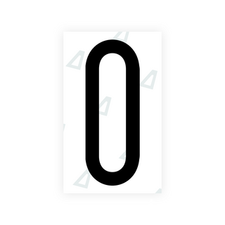 Alite Nanofilm for US New Jersey - Embossed) license plates - Symbol "0" - Alite
