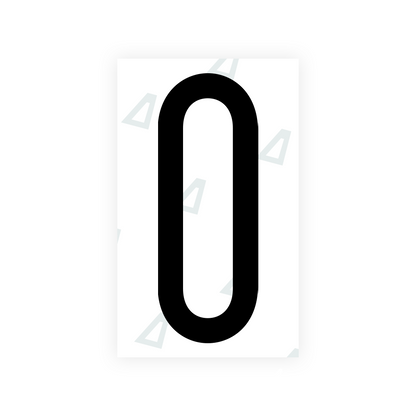 Alite Nanofilm for US New Jersey - Embossed) license plates - Symbol "0" - Alite