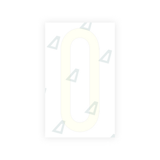 Alite Nanofilm for US New Jersey - Embossed) license plates - Symbol "0" - Alite