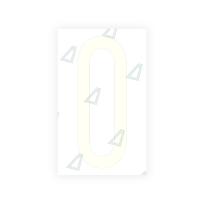 Alite Nanofilm for US New Jersey - Embossed) license plates - Symbol "0" - Alite