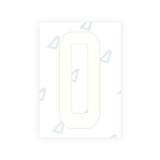 Alite Nanofilm for Peru license plates - Symbol "0" - Alite
