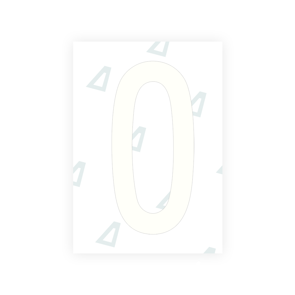 Alite Nanofilm for US (Arkansas) license plates - Symbol "0" - Alite