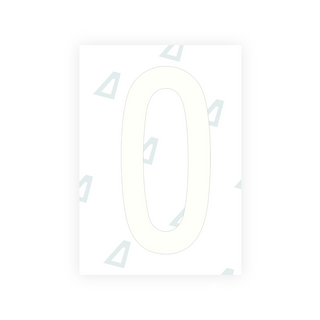 Alite Nanofilm for US (Arkansas) license plates - Symbol "0" - Alite
