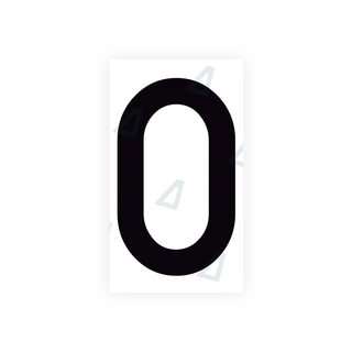 Alite Nanofilm for Spain Flat license plates - Symbol "0" - Alite