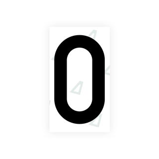 Alite Nanofilm for Greece license plates - Symbol "0" - Alite