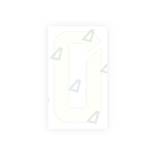 Alite Nanofilm para placas de matrícula da Tanzânia (padrão) - Símbolo "0"