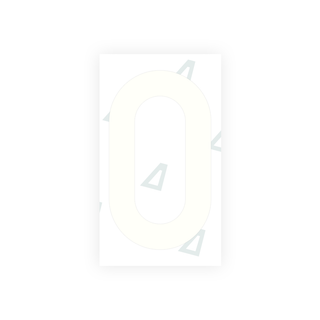 Alite Nanofilm for Greece license plates - Symbol "0" - Alite