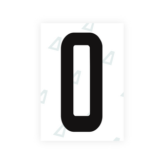Alite Nanofilm for Guatemala license plates - Symbol "0" - Alite