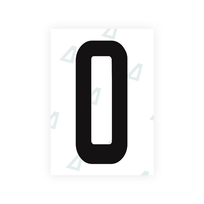 Alite Nanofilm for Guatemala license plates - Symbol "0" - Alite