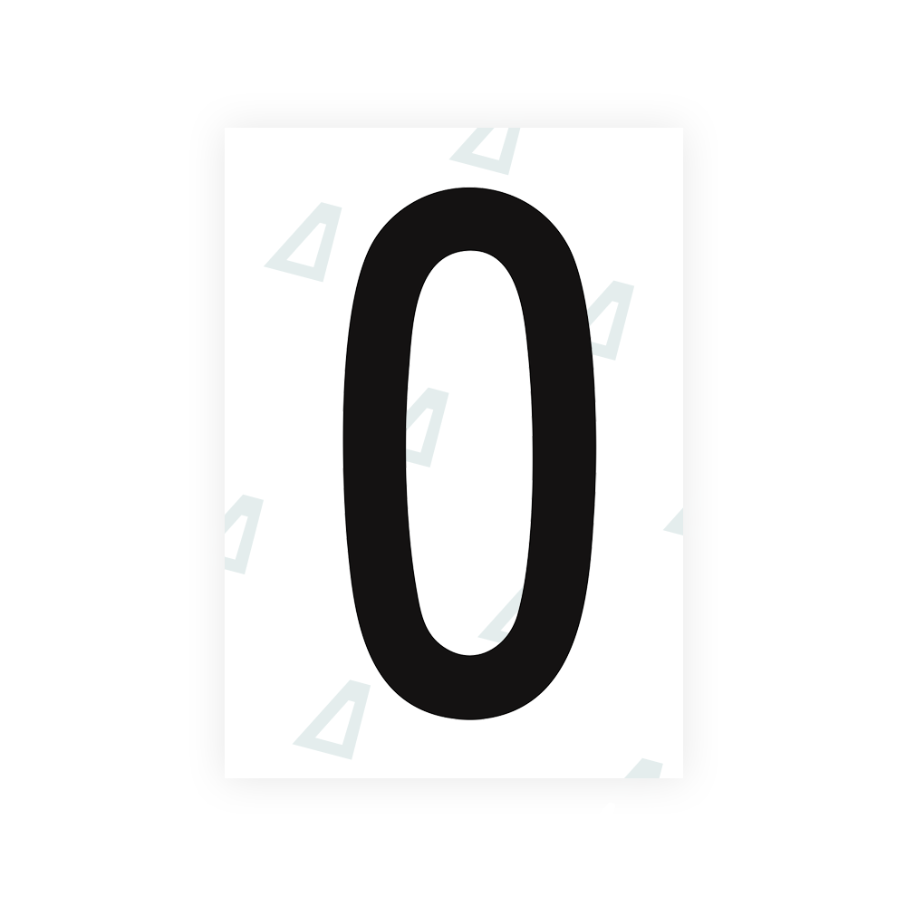 Alite Nanofilm for US (Arkansas) license plates - Symbol "0" - Alite