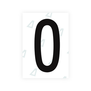 Alite Nanofilm for US (Arkansas) license plates - Symbol "0" - Alite