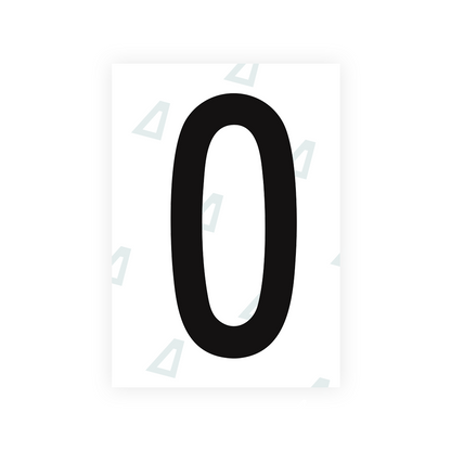 Alite Nanofilm for US (Arkansas) license plates - Symbol "0" - Alite