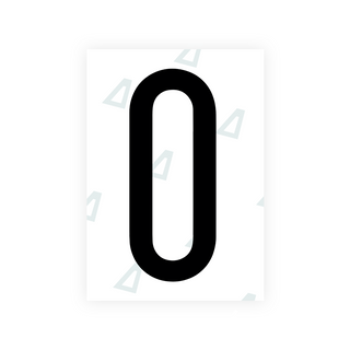 Alite Nanofilm for US (Florida 2019) license plates - Symbol "0" - Alite