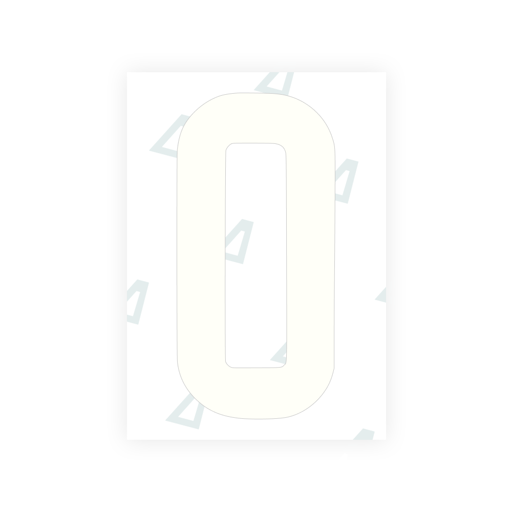Alite Nanofilm for AUS (New South Wales) license plates - Symbol "0" - Alite